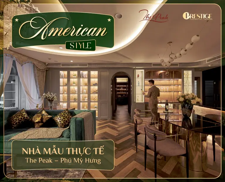 Căn Hộ Cao Cấp The Peak Midtown – 122M² – American Style