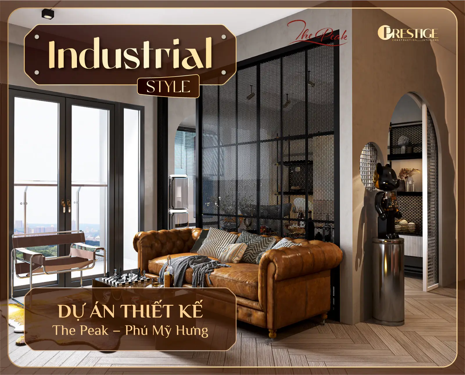 Thiết Kế Nội Thất Chung Cư Cao Cấp The Peak Midtown – 126M² – 2Pn