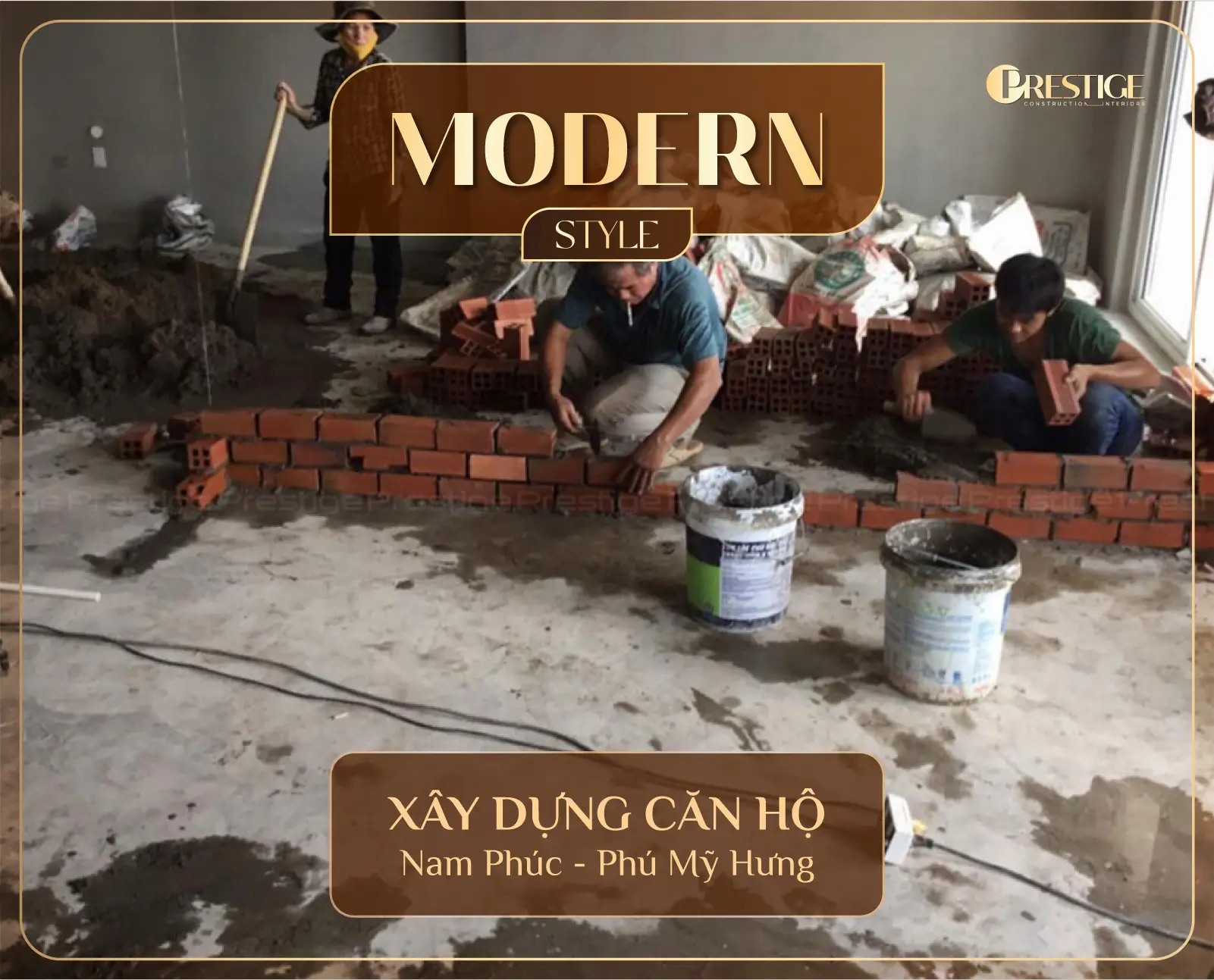 Xây Dựng Nội Thất Căn Hộ Nam Phúc – 98M² – 1Pn