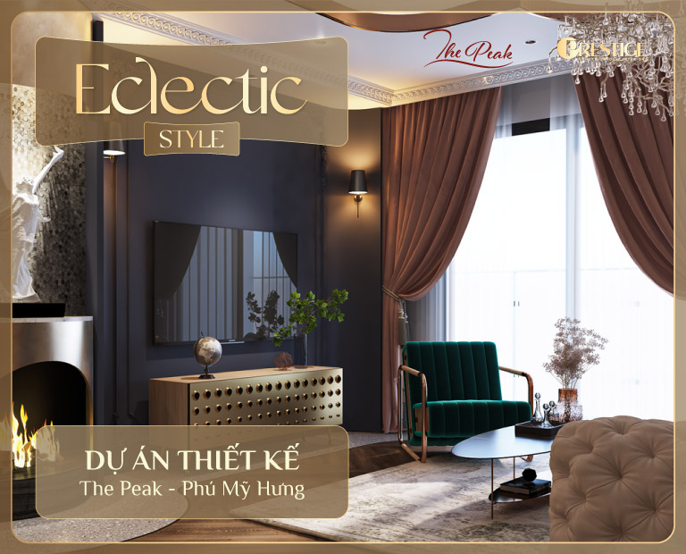 Thiết Kế Nội Thất Căn Hộ 126M² – Phong Cách Eclectic