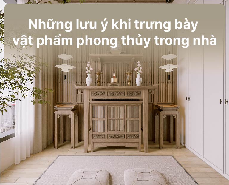 Top 3 Lưu Ý Khi Trưng Bày Vật Phẩm Phong Thủy Trong Nhà