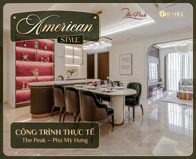 Căn Hộ The Peak Midtown 123M² – Phong Cách American