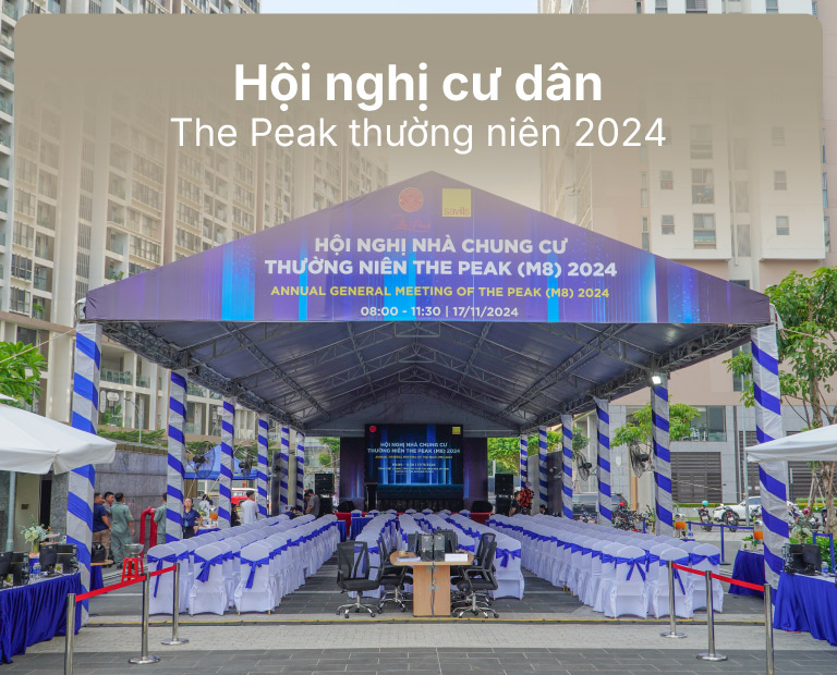 Hội Nghị Cư Dân The Peak Thường Niên 2024