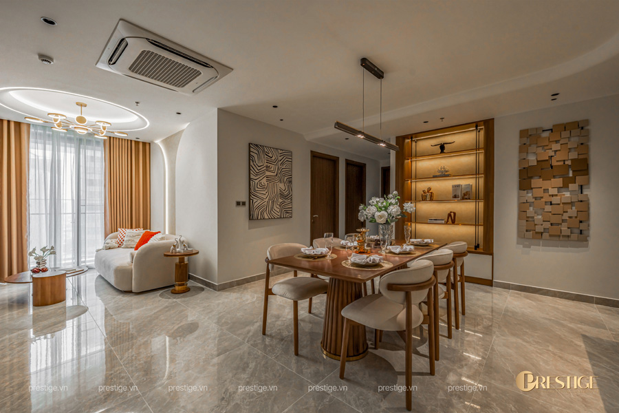 Căn Hộ The Peak Midtown 126M²; Phong Cách Modern Zen