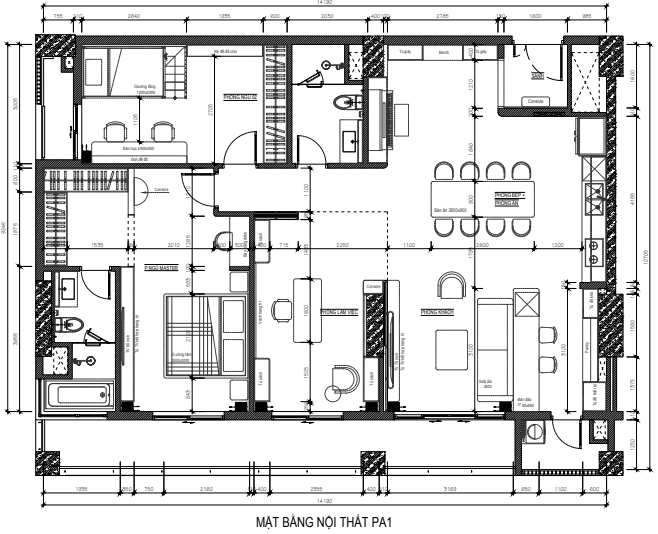 Thiết Kế Nội Thất Căn Hộ Cao Cấp 157M²; Phong Cách Modern