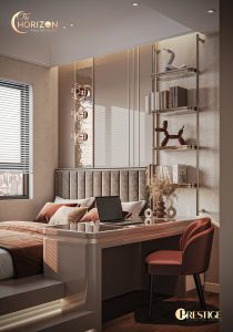 Thiết Kế Nội Thất Căn Hộ Theo Phong Cách Modern Luxury Phòng Ngủ