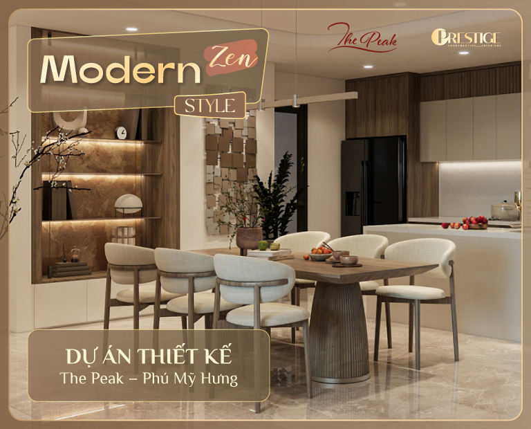 Thiết Kế Nội Thất Căn Hộ 126M² 3Pn – Phong Cách Modern Zen