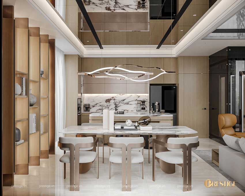 Bếp Nhà Phố Phong Cách Modern