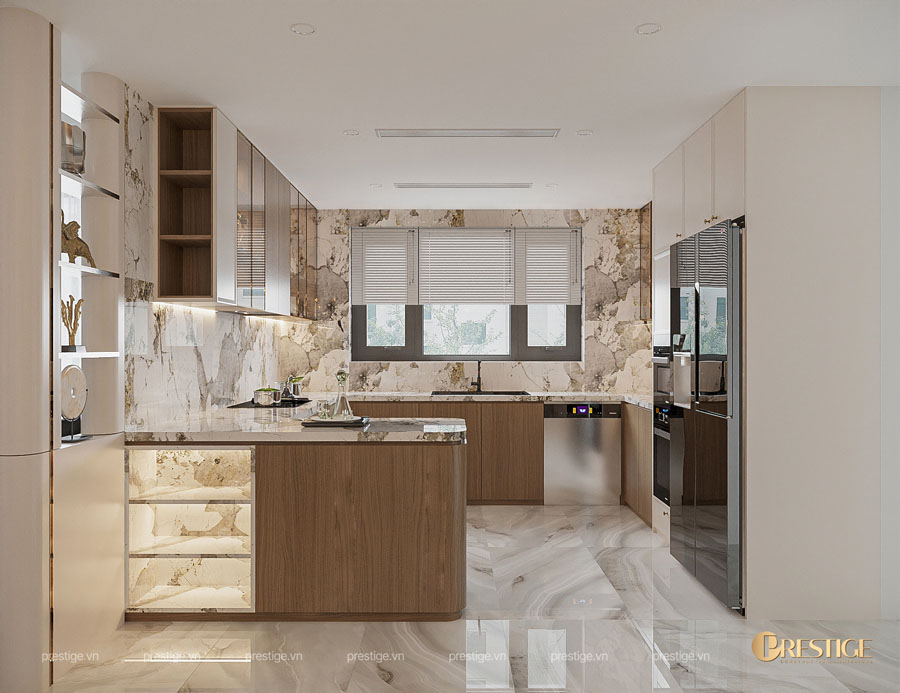 Thiết Kế Căn Hộ 3 Phòng Ngủ - Tối Ưu Công Năng & Á 5 Thiết Kế Nội Thất Bếp Căn Hộ Đập Thông