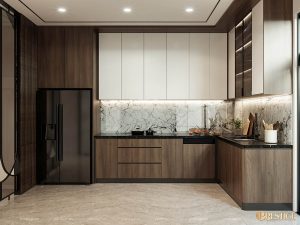 Khu Kệ Bếp Thiết Kế Nội Thất Phong Cách Modern Luxury