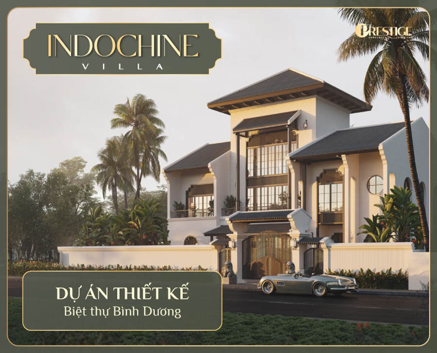 Thiết Kế Kiến Trúc Indochine – Aqua Court Villa: Hoài Niệm Và Hiện Đại