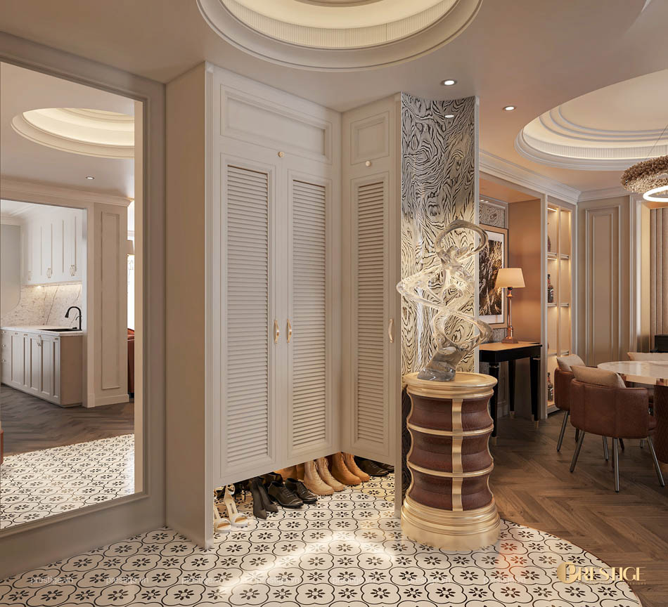 Thiết Kế Tủ Giày Dép Cho Không Gian Tiền Sảnh