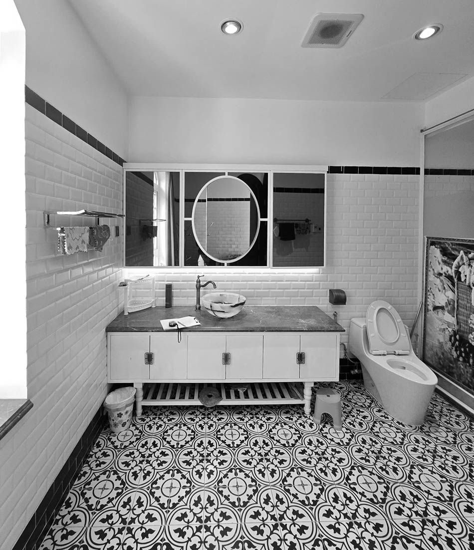 Hien Trang Biet Thu Indochine Tai Cityland Riverside Wc Phong Ngu Master