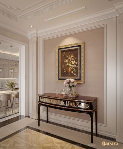 Thiết Kế Bàn Console Cho Phòng Ăn Biệt Thự