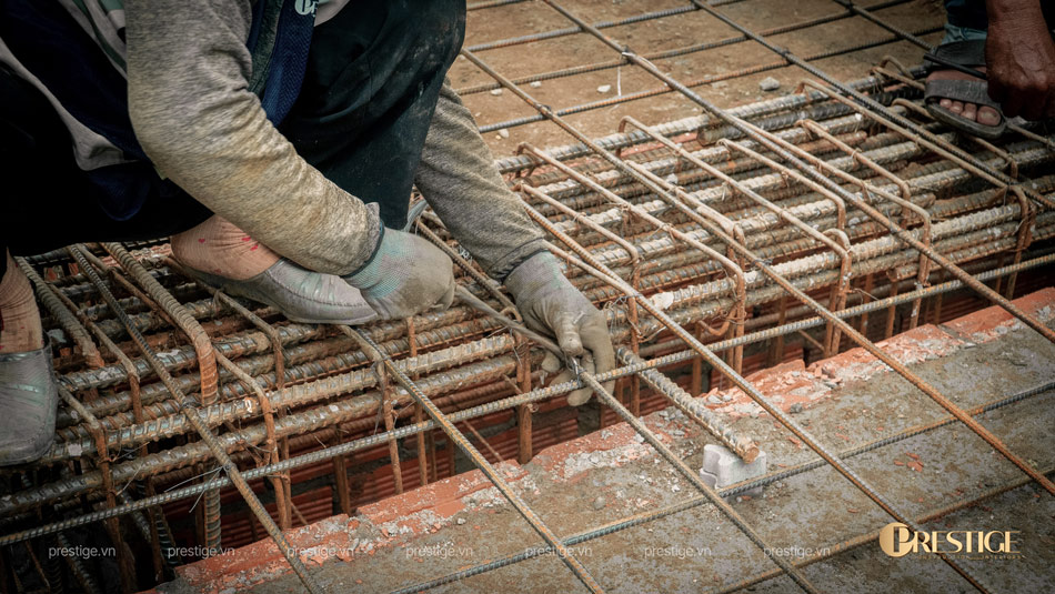 Thi Công Móng Cho Công Trình Nhà Phố Tại Phú Mỹ Hưng