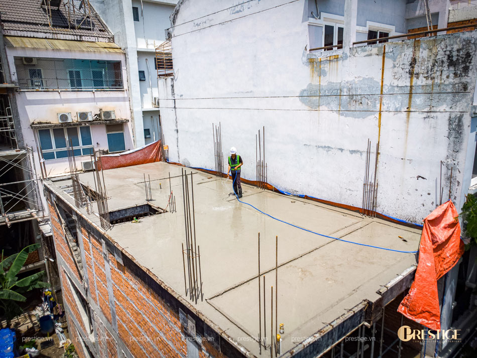 Đổ Bê Tông Mái Cho Nhà Phố