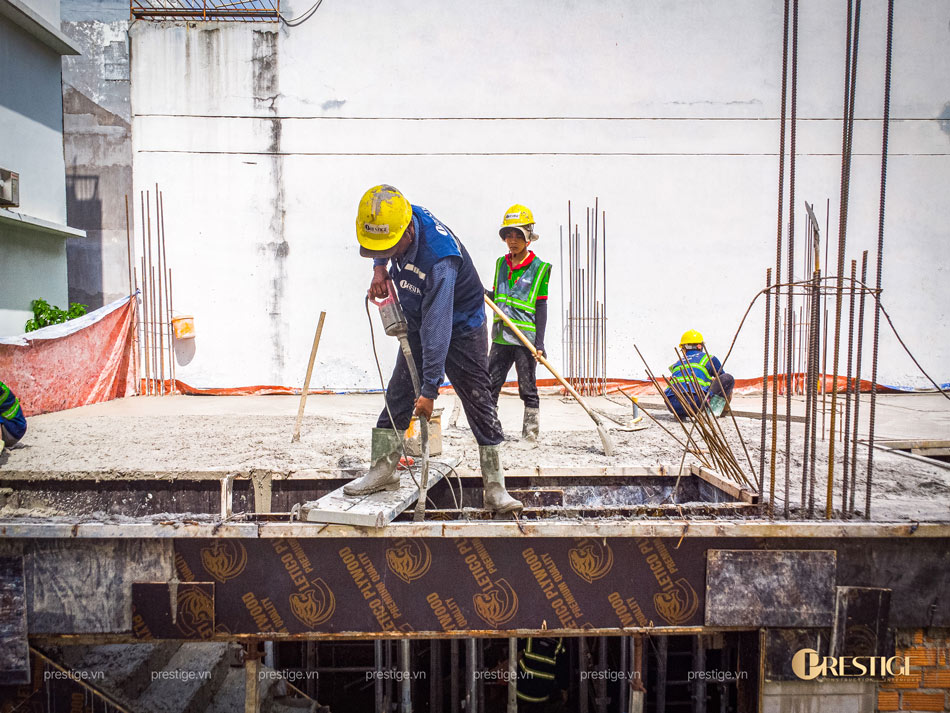 Đổ Bê Tông Mái Cho Nhà Phố