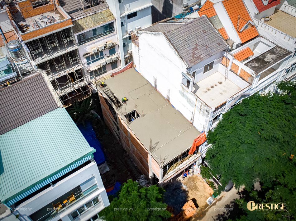 Đổ Bê Tông Mái Cho Nhà Phố