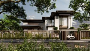 thiết kế kiến trúc biệt thự nghỉ dưỡng modern zen