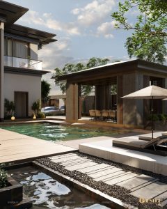 thiết kế hồ bơi cho bietj thự