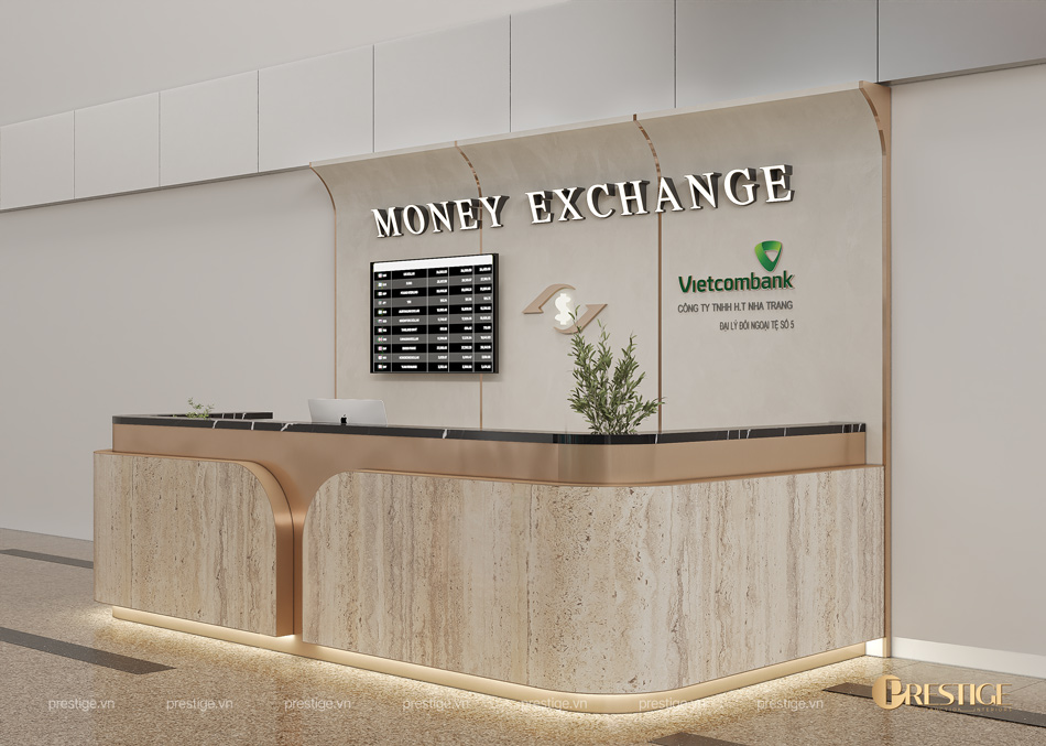Thiết Kế Quầy Money Exchange San Bay Cam Ranh