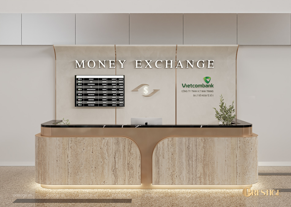 Thiết Kế Quầy Money Exchange San Bay Cam Ranh