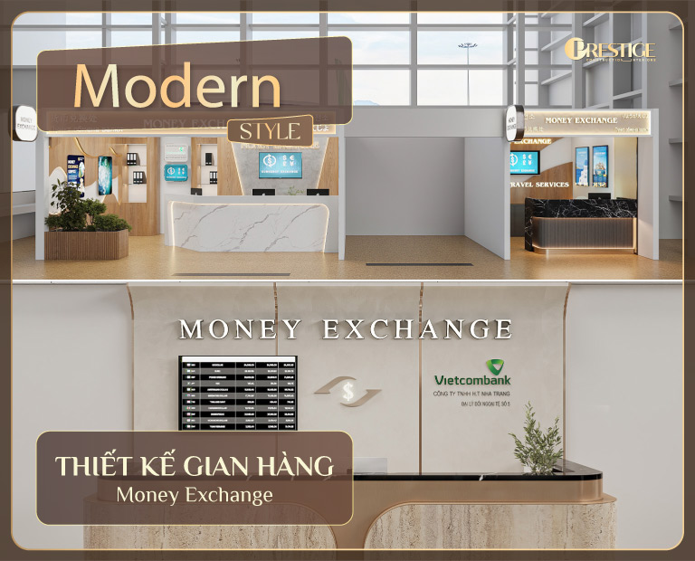 Thiết Kế Quầy Money Exchange – Sân Bay Cam Ranh