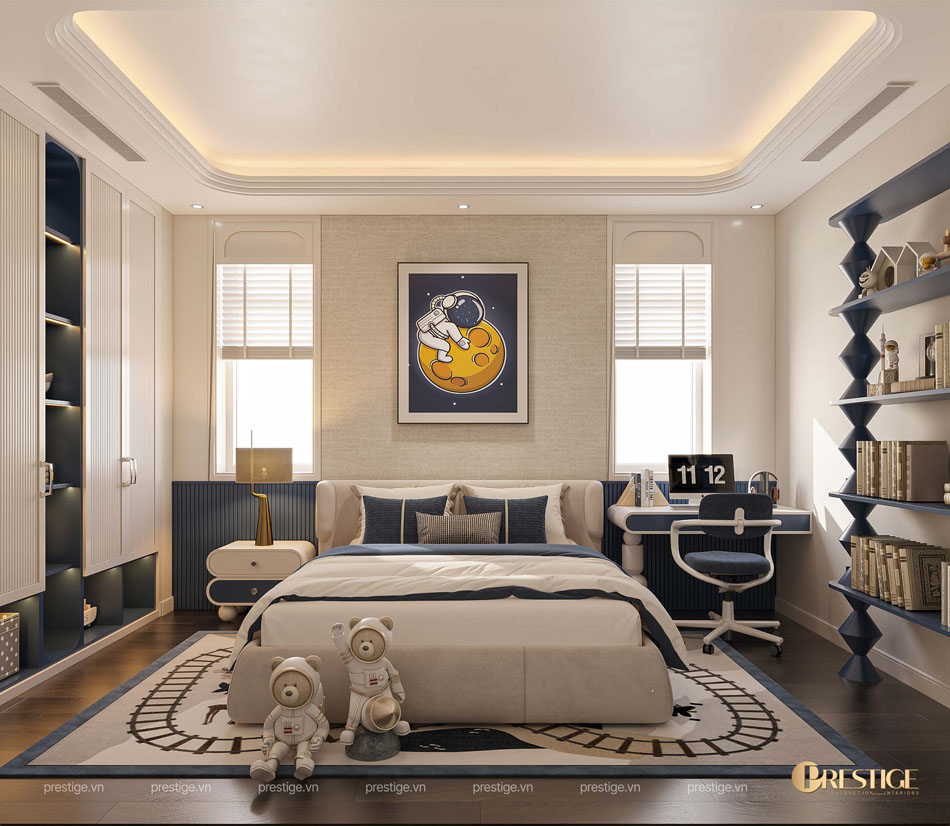 Villa De Luxe - Không Gian Sống Hiện Đại Giữa Làng Biệt Thự Hưng Thái 9 Thiết Kế Phòng Ngủ Của Bé Trai