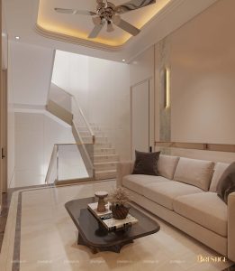 Villa De Luxe - Không Gian Sống Hiện Đại Giữa Làng Biệt Thự Hưng Thái 48 Thiết Kế Không Gian Sinh Hoạt Chung Nhà Phố