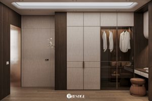 Thiết kế nội thất căn hộ Duplex Zeit River–Thủ Thiêm 67 Ban Thiet Ke Loi Di Tang 2 Phong Ngu Master Can Ho Duplex Zeit River Thu Thiem