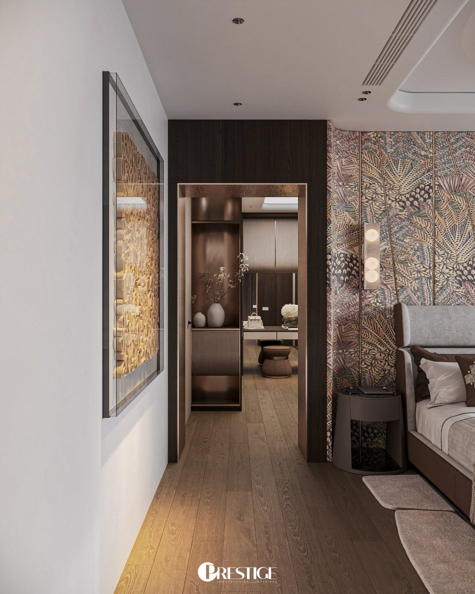 Thiết kế nội thất căn hộ Duplex Zeit River–Thủ Thiêm 11 Ban Thiet Ke Loi Di Phong Ngu Master Can Ho Duplex Zeit River Thu Thiem