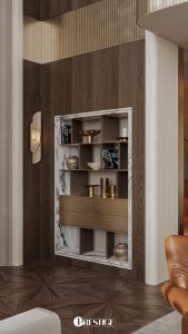 Thiết kế nội thất căn hộ Duplex Zeit River–Thủ Thiêm 24 Ban Thiet Ke Phong Khach Can Ho Duplex Zeit Thu Thiem Phong Cach Modern Luxury 2