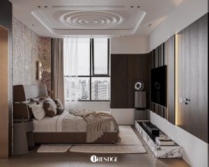 Thiết kế nội thất căn hộ Duplex Zeit River–Thủ Thiêm 63 Ban Thiet Ke Phong Ngu Master Can Ho Duplex Zeit River Thu Thiem 3