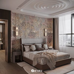 Thiết kế nội thất căn hộ Duplex Zeit River–Thủ Thiêm 66 Ban Thiet Ke Phong Ngu Master Can Ho Duplex Zeit River Thu Thiem