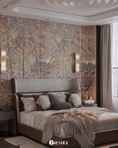 Thiết kế nội thất căn hộ Duplex Zeit River–Thủ Thiêm 61 Ban Thiet Ke Phong Ngu Master Can Ho Duplex Zeit River Thu Thiem 5