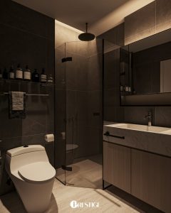 Thiết kế nội thất căn hộ Duplex Zeit River–Thủ Thiêm 88 Ban Thiet Ke Phong Ve Sinh Can Ho Duplex Zeit River Thu Thiem