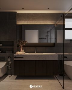 Thiết kế nội thất căn hộ Duplex Zeit River–Thủ Thiêm 79 Ban Thiet Ke Phong Ve Sinh Master Can Ho Duplex Zeit River Thu Thiem