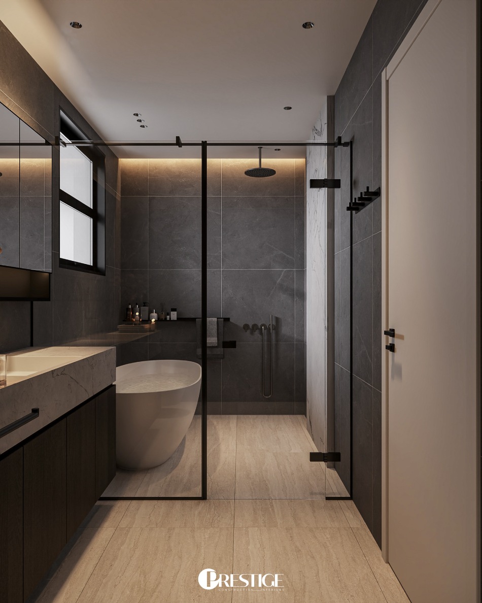 Thiết kế nội thất căn hộ Duplex Zeit River–Thủ Thiêm 13 Ban Thiet Ke Phong Ve Sinh Master Can Ho Duplex Zeit River Thu Thiem 4