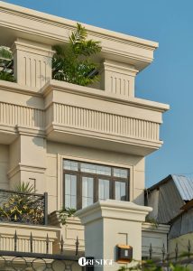 Hoàn Thiện Biệt Thự Neo Classic tại Tây Ninh - Floréa Villa 28 Hoàn Thiện Biệt Thự Neo Classic Với Kiến Trúc Ngoài Ban Ngày