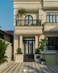 Hoàn Thiện Biệt Thự Neo Classic tại Tây Ninh - Floréa Villa 29 Hoàn Thiện Biệt Thự Neo Classic Với Kiến Trúc Ngoài Ban Ngày