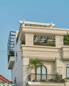 Hoàn Thiện Biệt Thự Neo Classic tại Tây Ninh - Floréa Villa 32 Hoàn Thiện Biệt Thự Neo Classic Với Kiến Trúc Ngoài Ban Ngày
