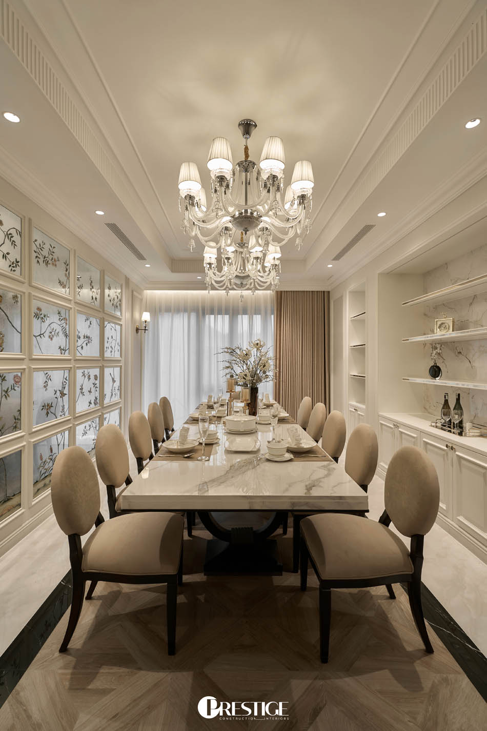 Hoàn Thiện Biệt Thự Neo Classic tại Tây Ninh - Floréa Villa 7 Không Gian Phòng Ăn