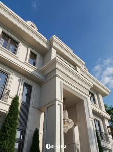 Phia Truoc Can Nha Thiet Ke Kien Truc Biet Thu Vinhomes Tan Cang Phong Cach Tan Co Dien