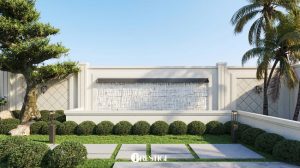 Goc San Truoc Thiet Ke Kien Truc Biet Thu Vinhomes Tan Cang Phong Cach Tan Co Dien