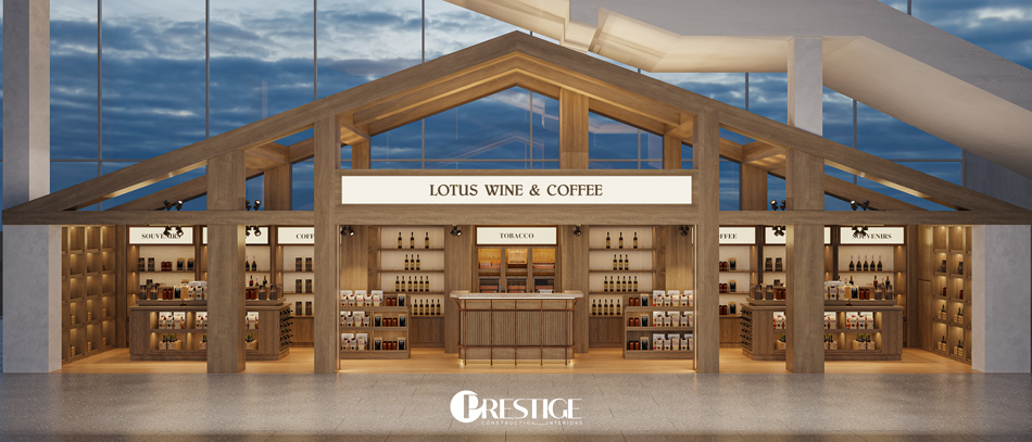 Thiet Ke Gian Hang Lotus Wine Coffee Tai San Bay Cam Ranh