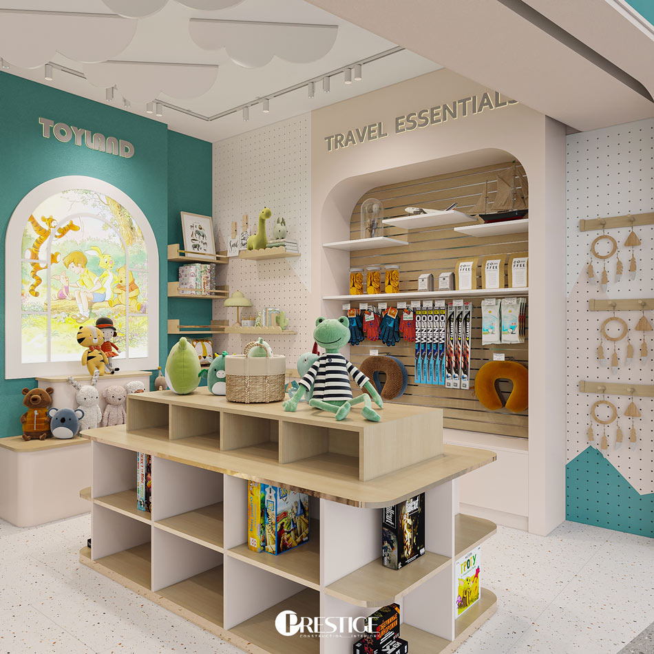 Thiết Kế Cửa Hàng Đồ Chơi Tony Land Travel Essentials Tai San Bay Cam Ranh