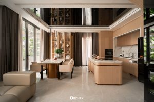 Hoàn Thiện Biệt Thự Hiện Đại - Saigon Mystery Villa 72 Không Gian Bếp Ăn