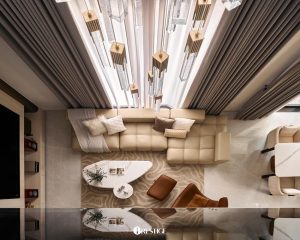 Hoàn Thiện Biệt Thự Hiện Đại - Saigon Mystery Villa 63 Hoàn Thiện Nội Thất Phòng Khách Thông Tầng