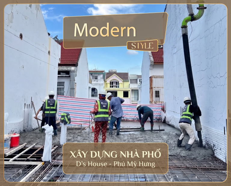 D’S House – Thi Công Nhà Phố Đa Tầng Tại Tp Hcm