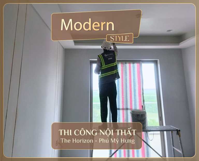 Thi Công Hoàn Thiện Căn Hộ Modern – The Horizon, Phú Mỹ Hưng